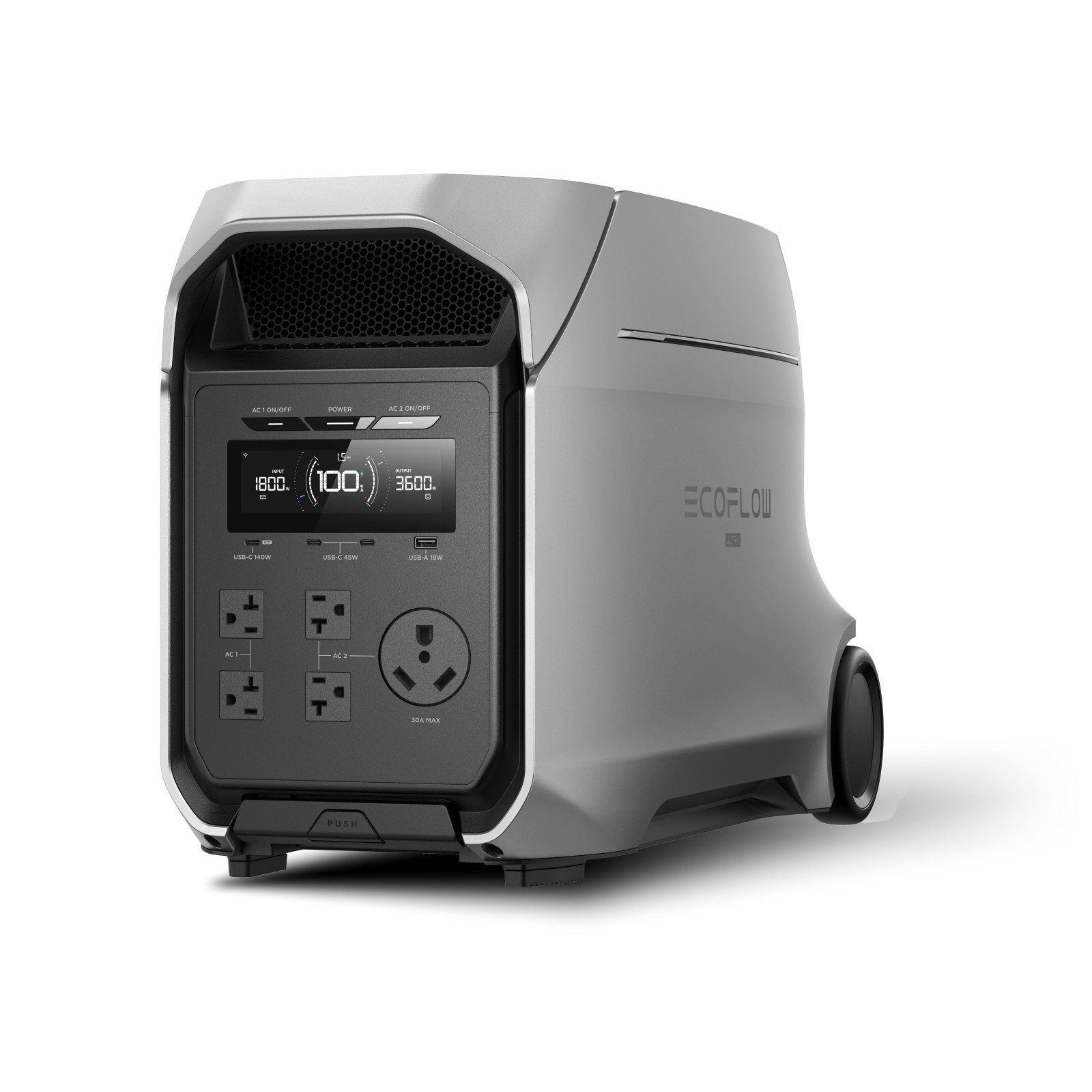 EcoFlow DELTA 3 Ultra Plus 3600W 3072Wh Portable Power Station Electric Backup