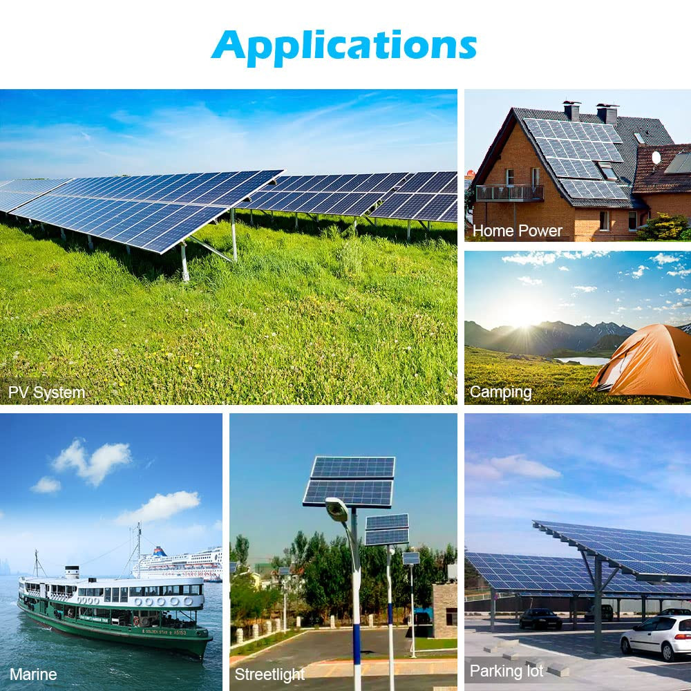 Solar Panel 200W 24V Monocrystalline Solar Panel 200 Watt Solar Module Grade a S