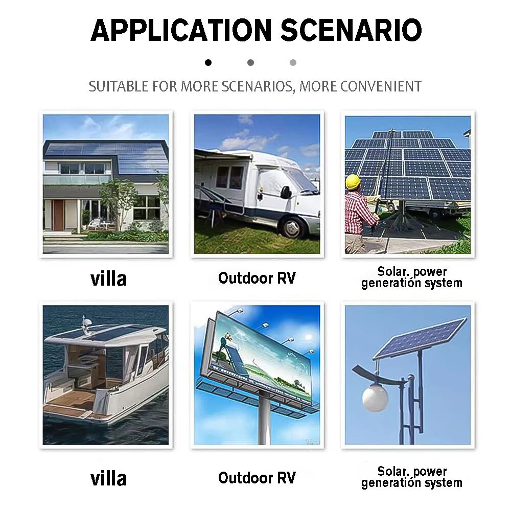 200 Watt Solar Panel Kit 12V Battery Charger w/Solar Angle Guide/Solar controler