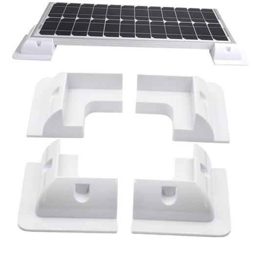 4pcs Solar Panel Mounting Brackets Kit, Dill 4 pcs corner mounting brackets
