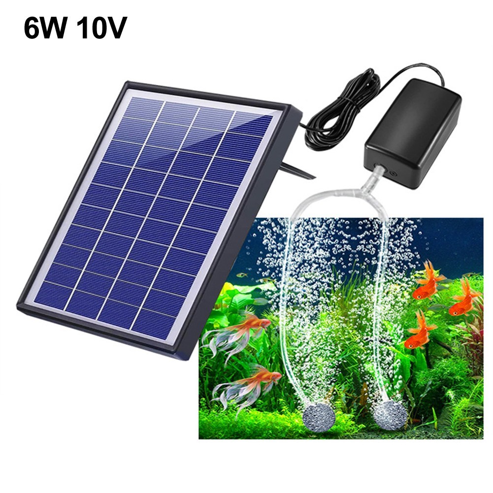 10V Solar Powered Pond Aerator for Fish Ponds and Outdoor Water Features