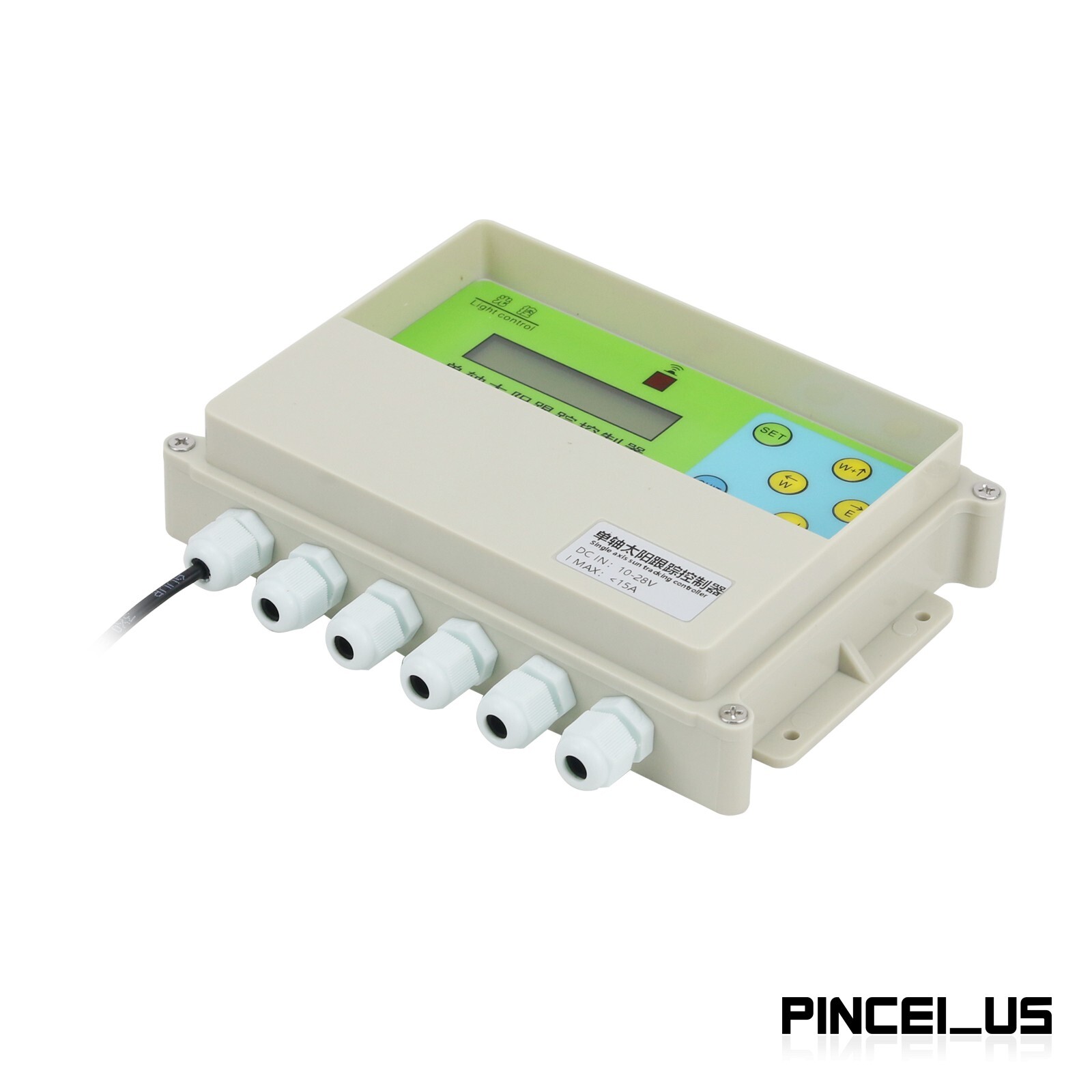 XMYC-1 Single Axis Solar Tracker Controller 12-24V with Wind Speed Sensor pe66