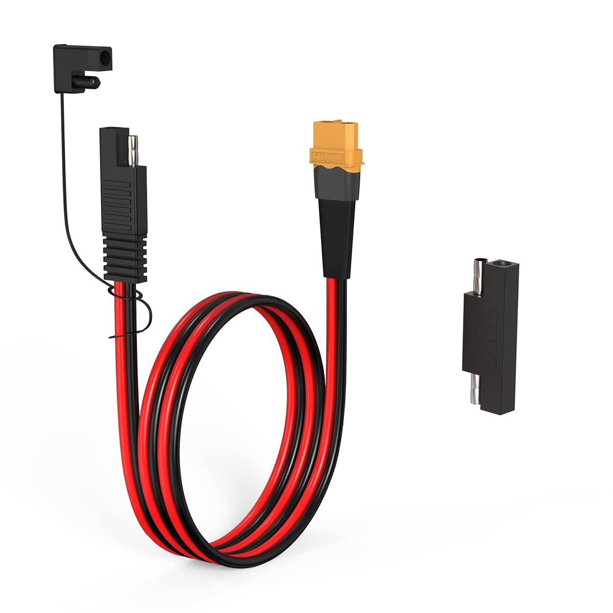 12AWG XT60 to SAE Connector Extension Cable with SAE Polarity Reverse Adapter fo
