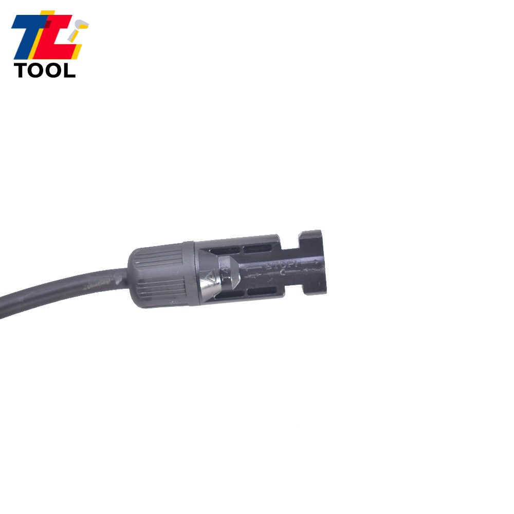 25 Feet 1 Pair 10AWG Black + Red Solar Panel Extension Cable Wire Connector