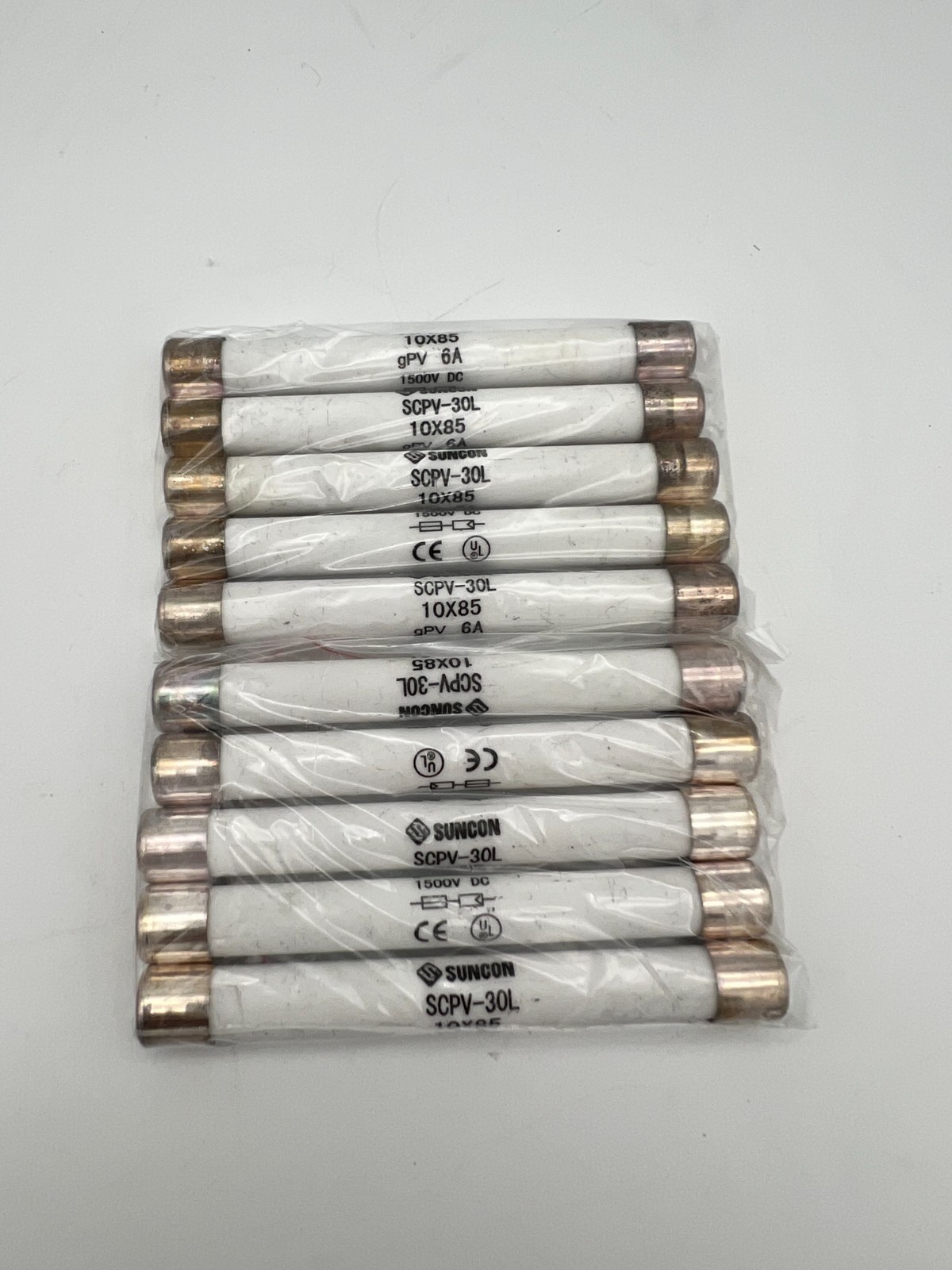 Solar PV in-line fuse 1500v 4A and / or 6A 10mm x 85mm UL listed