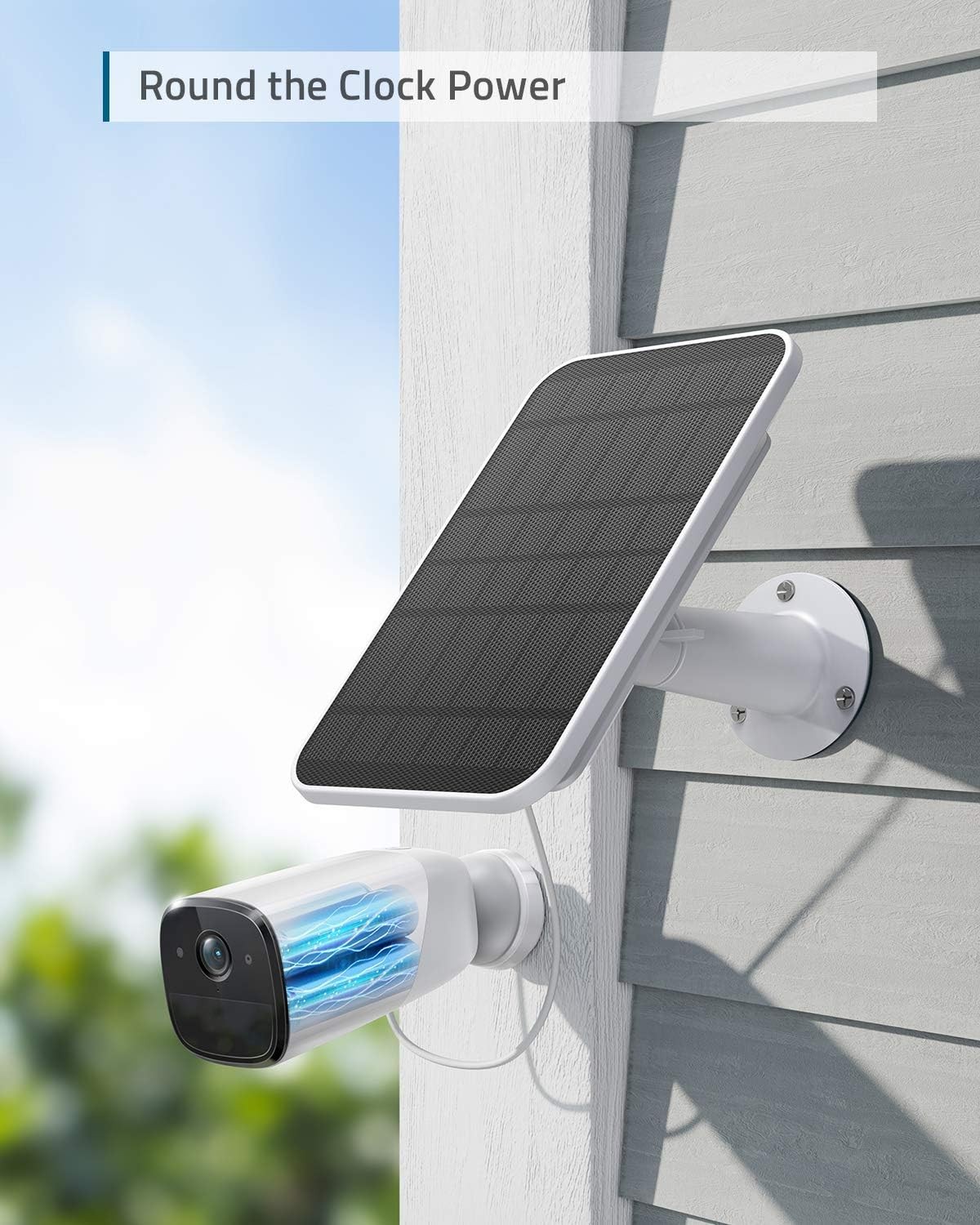 eufy Solar Panel 2.6W IP65 Weatherproof for eufyCam Outdoor Security Camera