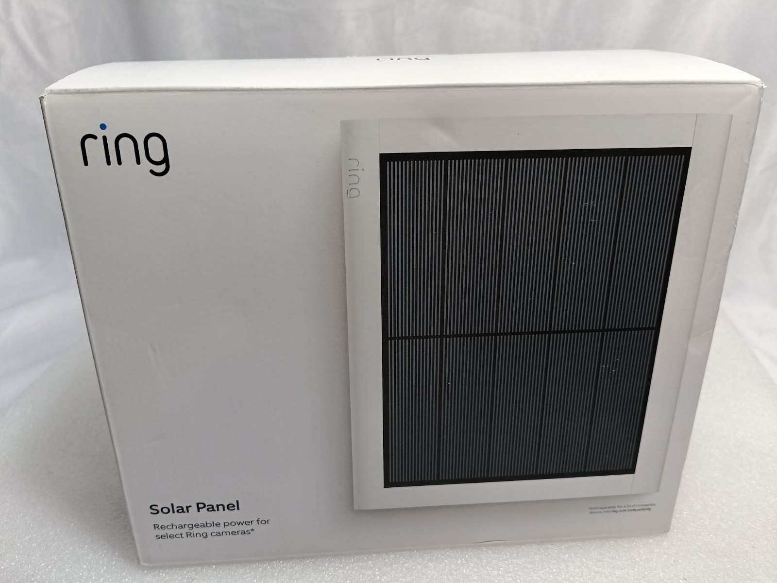 Ring 2nd Generation Solar Panel for Select Ring Cameras White USB-C NEW/OPEN BOX
