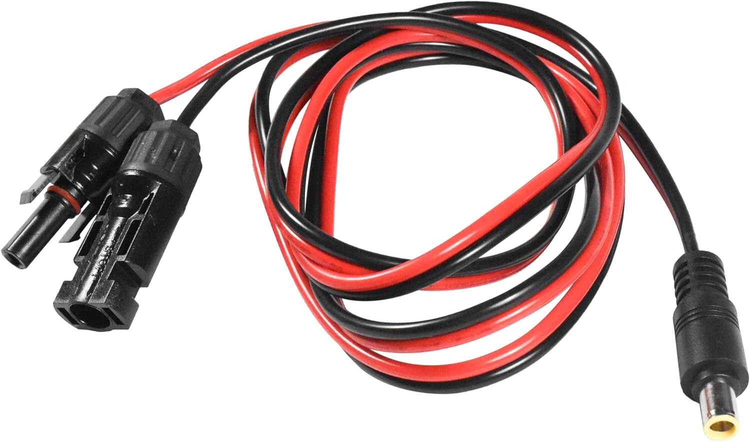 HQRP Solar Charging Cable to DC7909 Plug, Solar Connector to DC8mm Adapter Cable