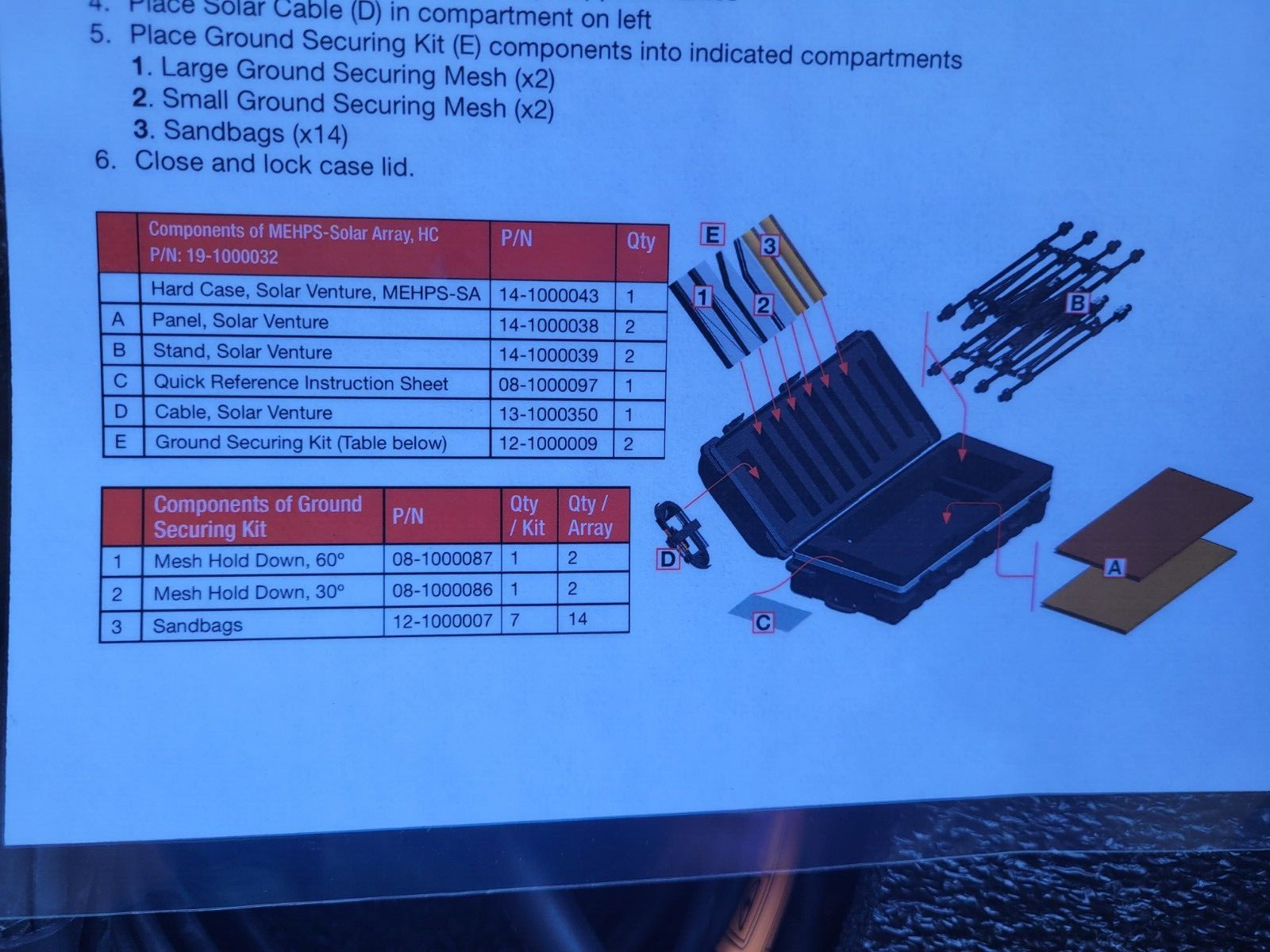 SBM / Solar-Stik MEHPS 560W Military Solar Panel Array