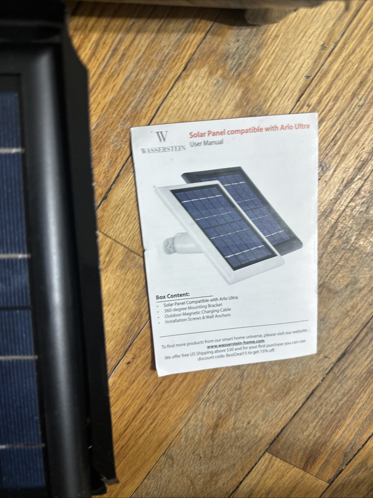 Solar Power Panel for Arlo Ultra Camera Outdoor (3 Pack)
