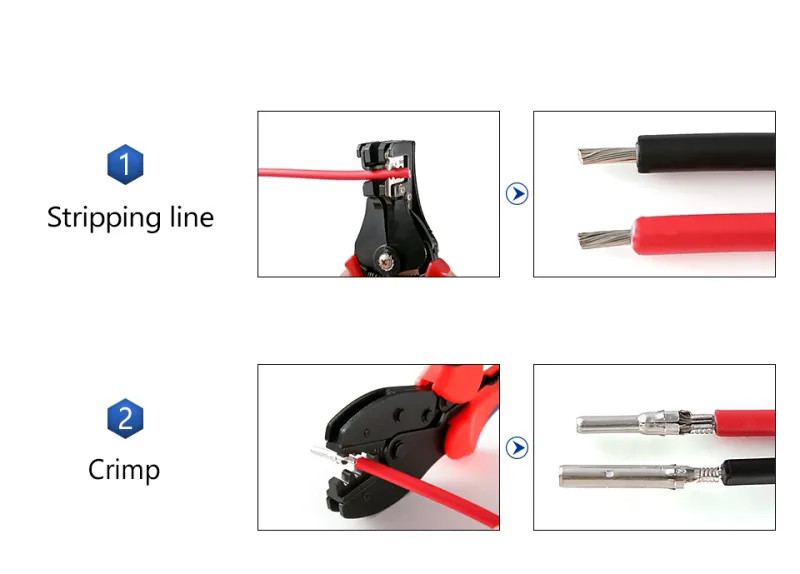 1 Pair PV Connector TUV Approved 1000V DC 35A Male Female For 2.5–6mm² Cable