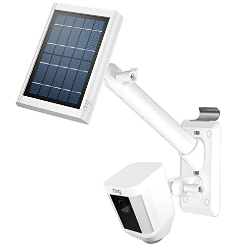 HOLACA 2-in-1 Vinyl Siding Clips for Ring Solar Panel Spotlight Cam White