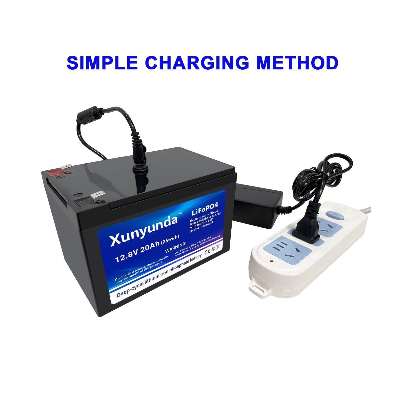 12V 20Ah Lithium LiFePO4 Lithium Battery, 2000+ Deep Cycle with BMS for Solar…