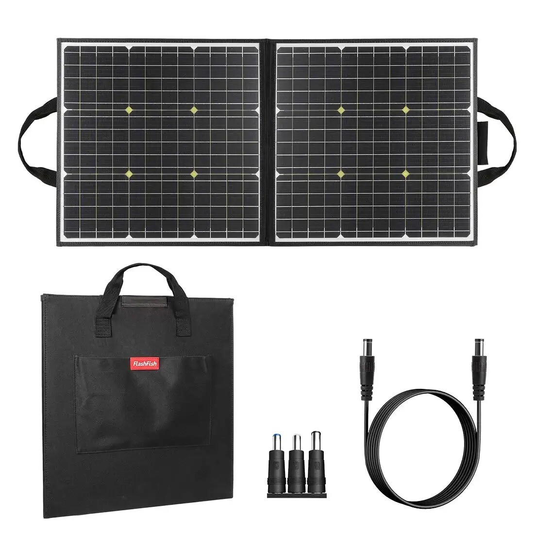 FlashFish SP18V100W Portable Solar Panel Foldable Solar Collector For Power Bank