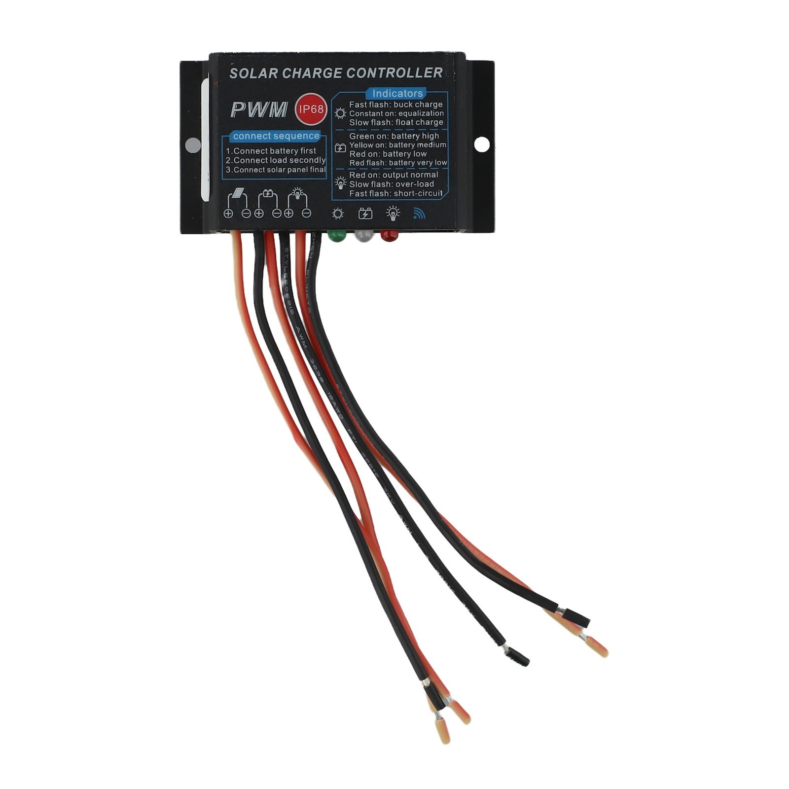Optimized Performance of the Compact Black Aluminum Alloy 10A Charger Unit