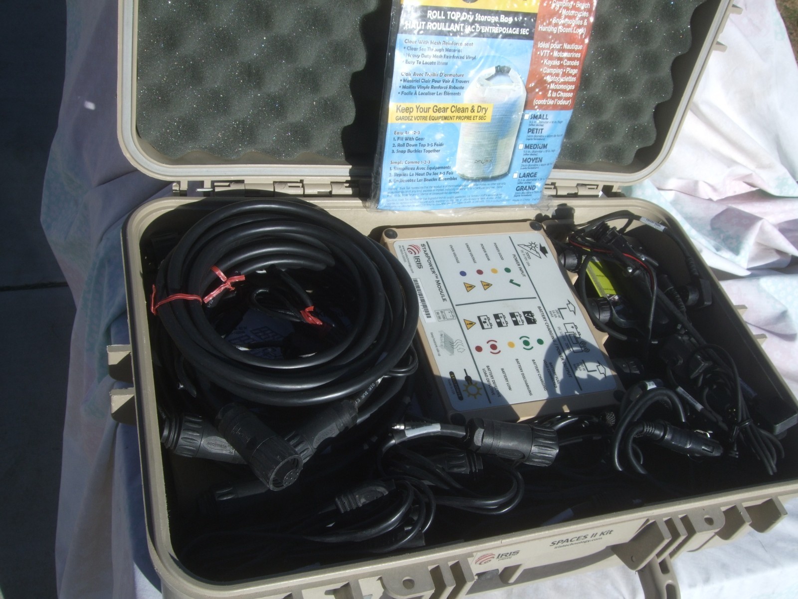 Iris Technology SPACES II Kit USMC Military Portable Solar Energy Field Power