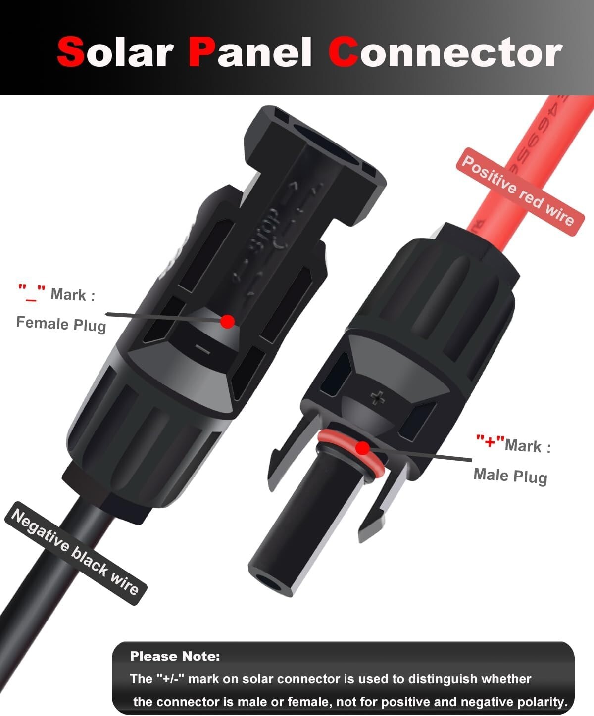 Durable Solar Panel Adapter with 16AWG Copper Wire – Wide Device Compatibility