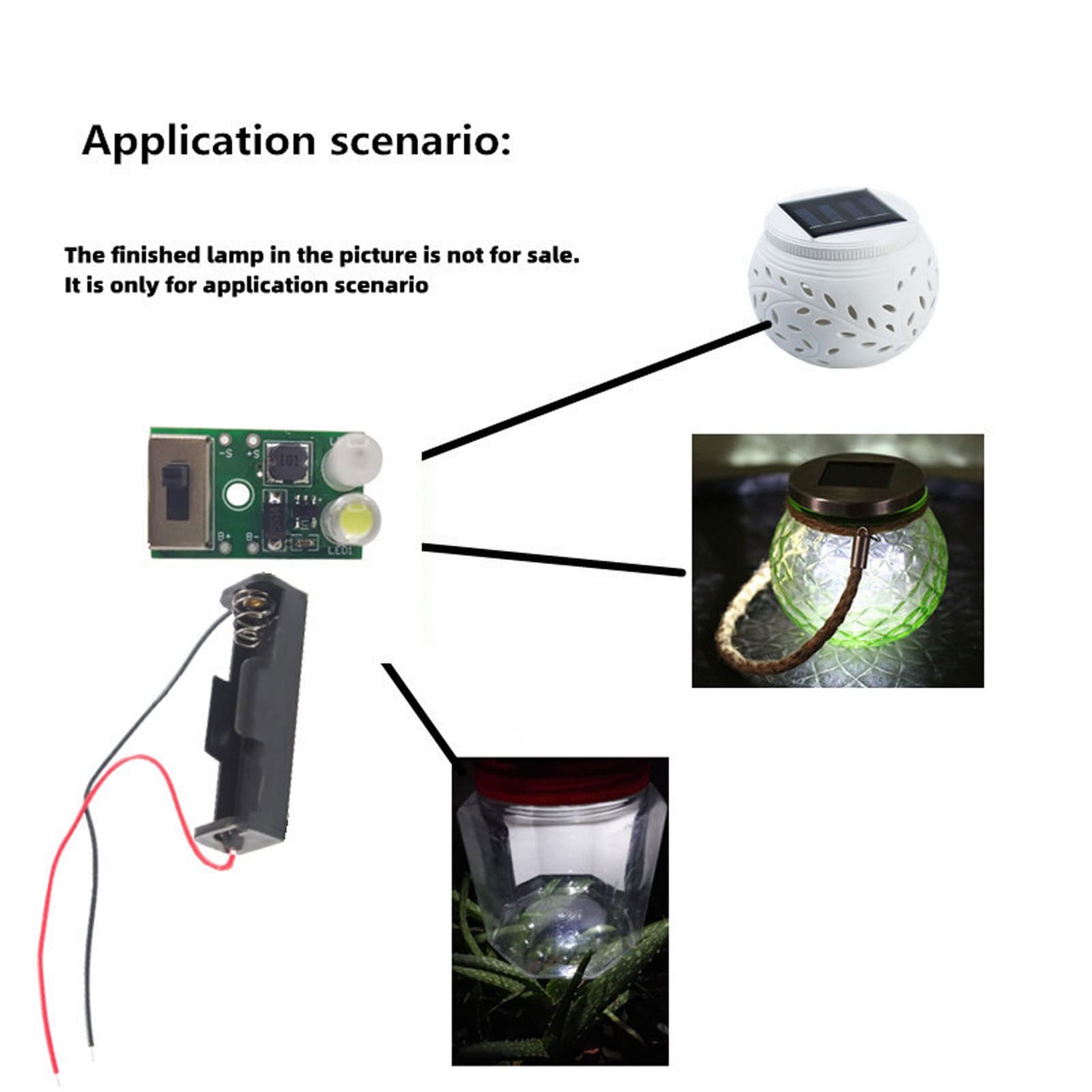 2 Sets Small Solar Panels, Mini Solar Panels, 1.2V Solar Cell with PCB Board,…