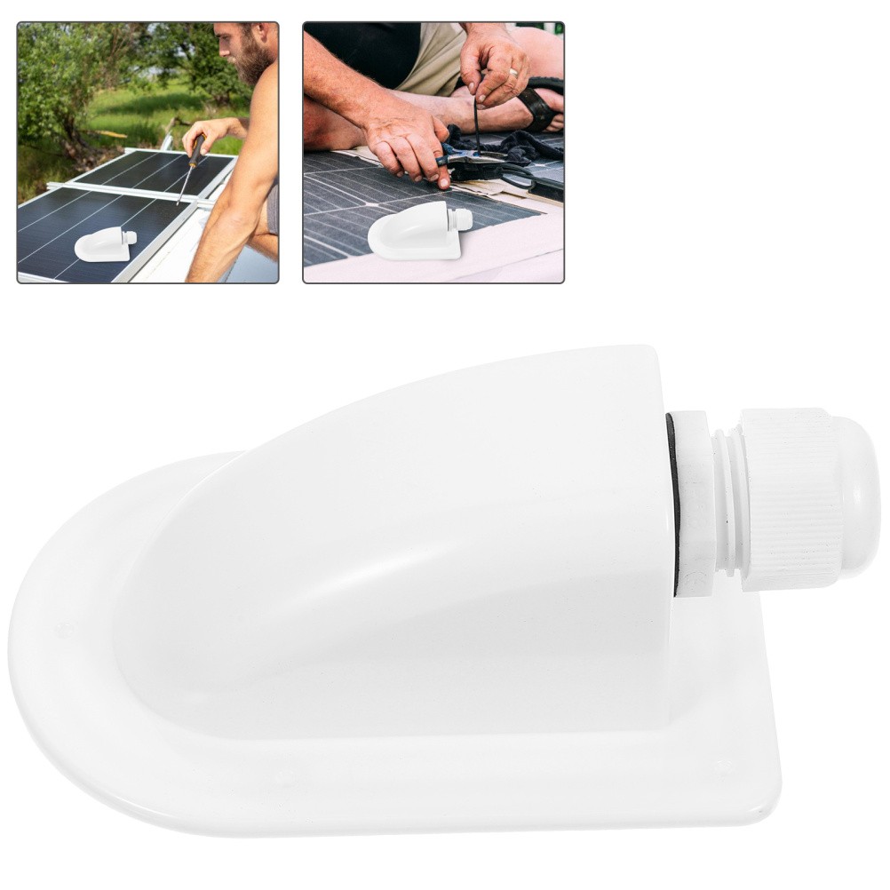 Single Hole Solar Cable Entry Box Waterproof ABS Wire Entry Box for RV Panels