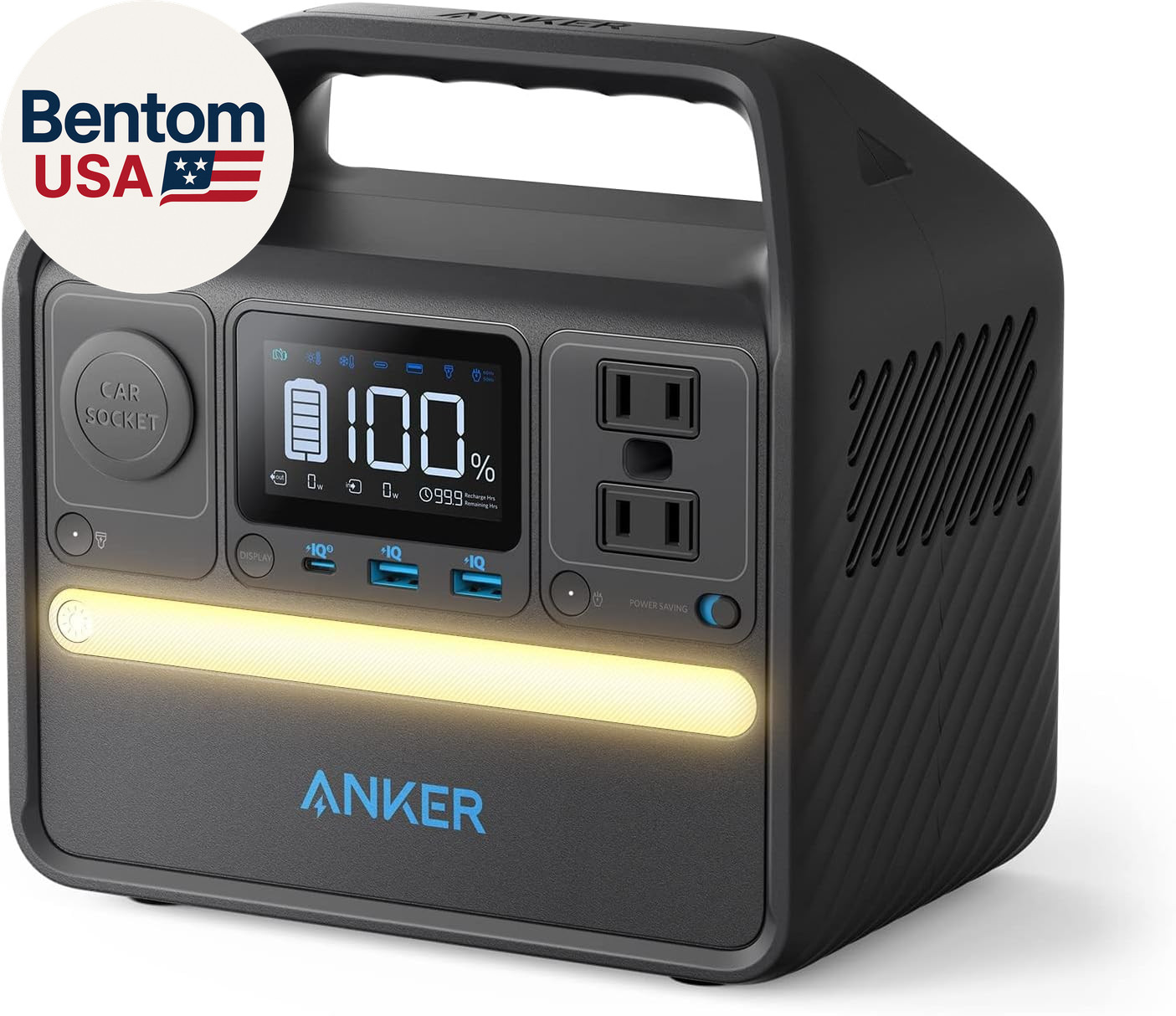 521 Portable Power Station Upgraded with Lifepo4 Battery, 256Wh 6-Port Powerhous