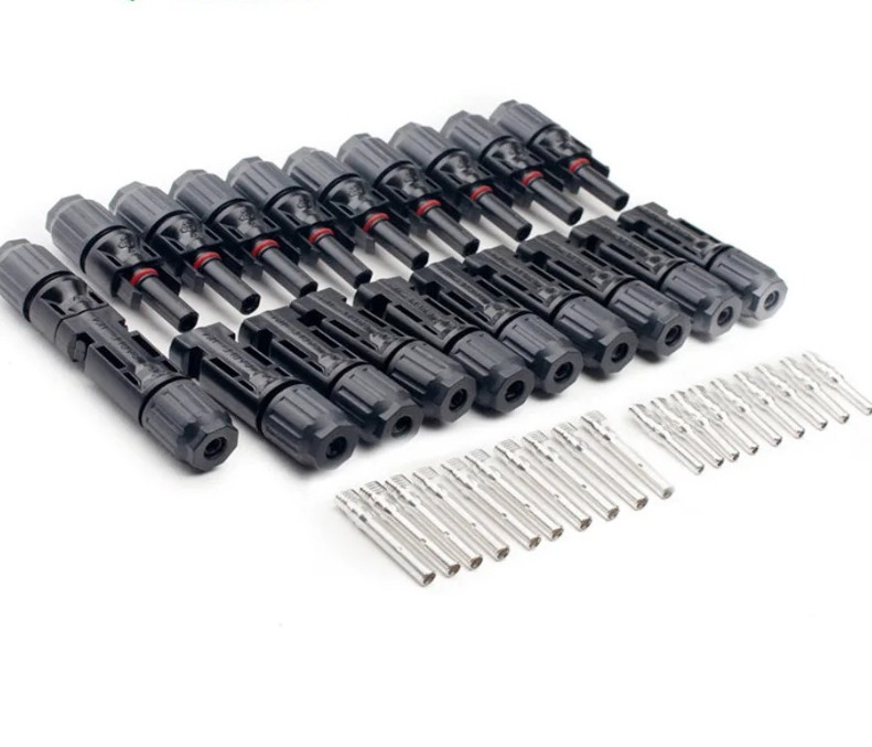 5Pairs Black Solar PV Connector Set 1000V 30A Waterproof Connectors – NEW