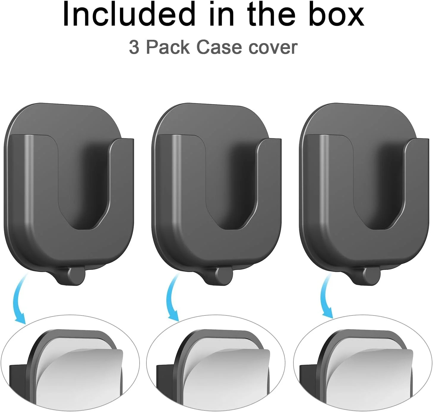 3 Pack Adhesive Wall Mount Bracket for Indoor Outdoor Security Cameras No Drill
