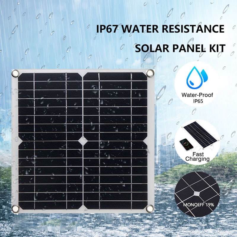 Flexible Solar Panel 50 Watt 12V Lightweight Mono High-efficiency For Camping RV
