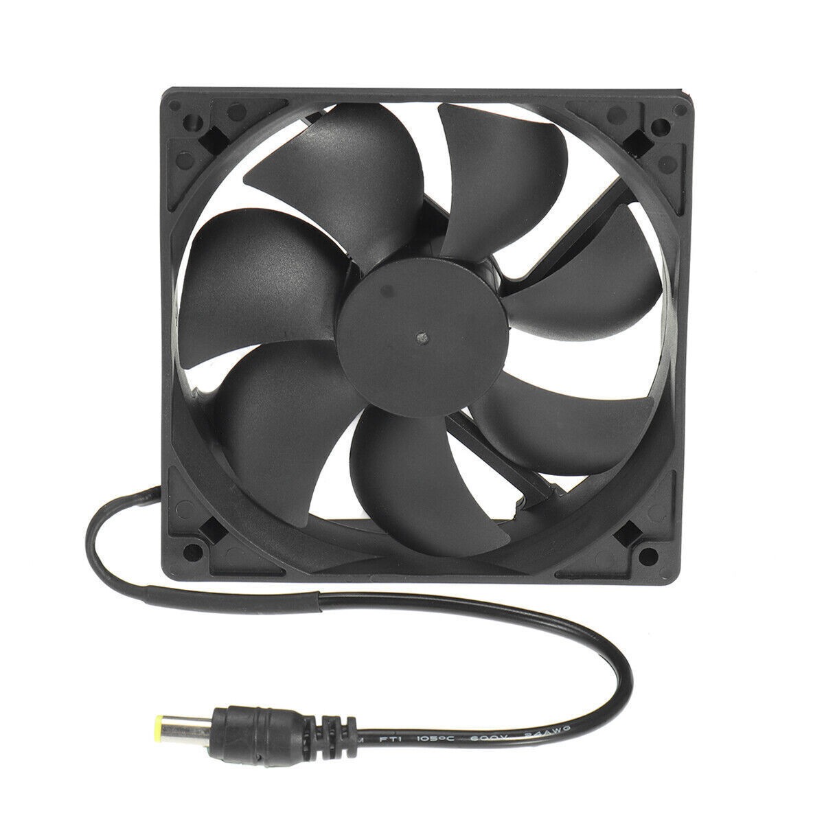 Solar Panel Powered Fan Mini Ventilator For Pet Chicken House Greenhouse Car 5W