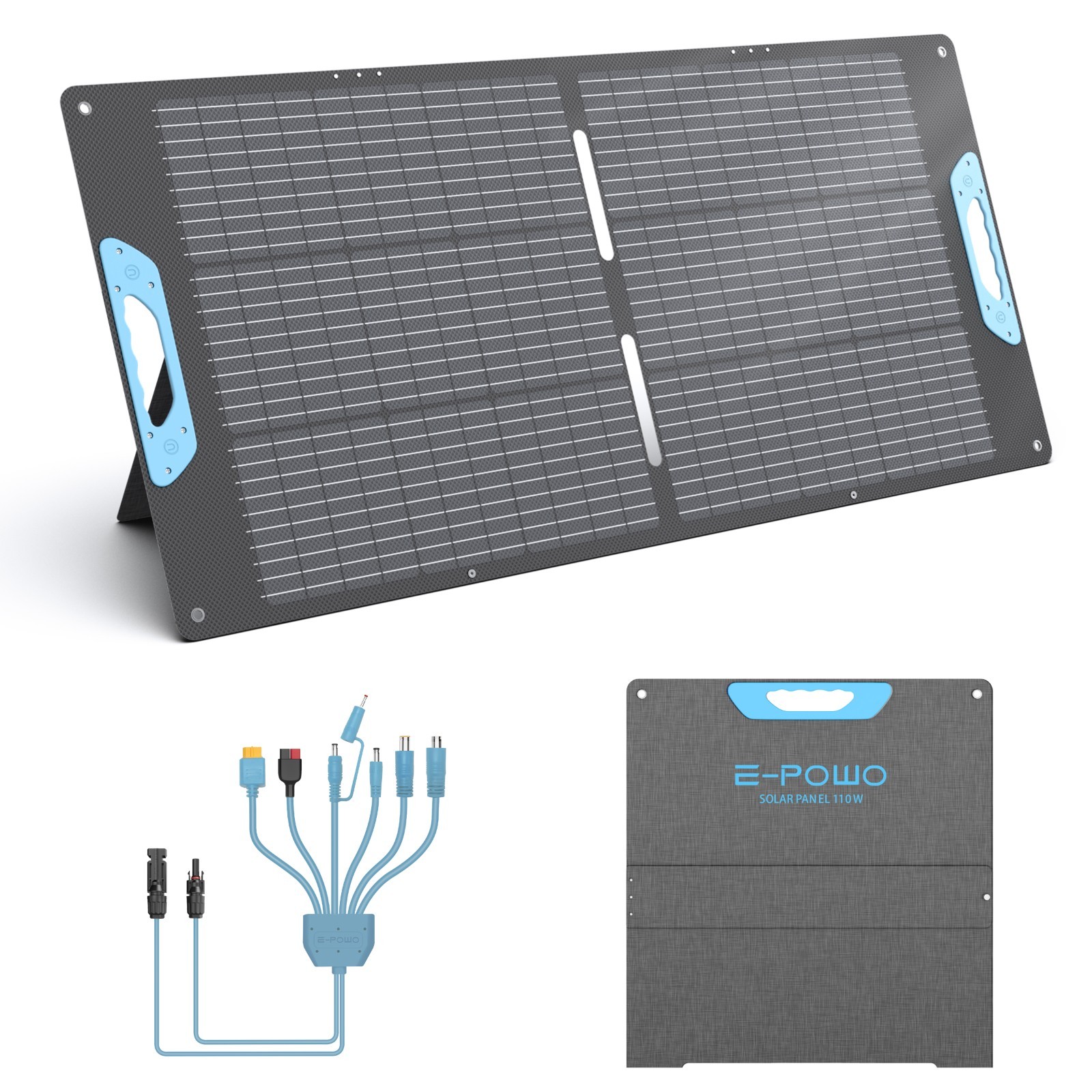 400W Portable solar panel 110W 11ft solar cable XT60 for ECOFLOW Power Station