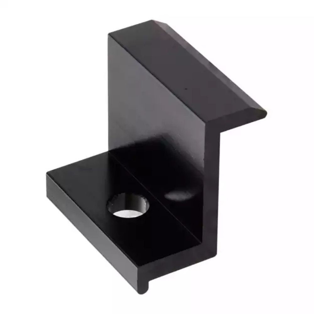 Solar Panel Bracket Fixing PV End Clamp Middle Clamp Mounting 30mm/35mm Black