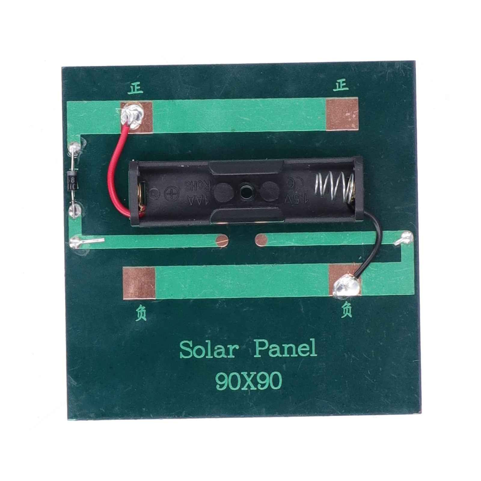 Solar Panel Charger Cell Charging Board 1W DC2V For 1.2V AA Batteries Power