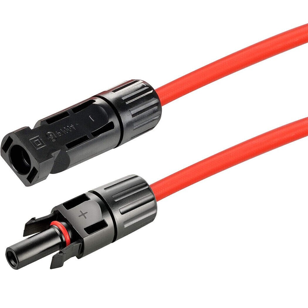 Solar Panel Extension Cable Wire Connector Regulator 2.5/4/6mm² 1M-10M