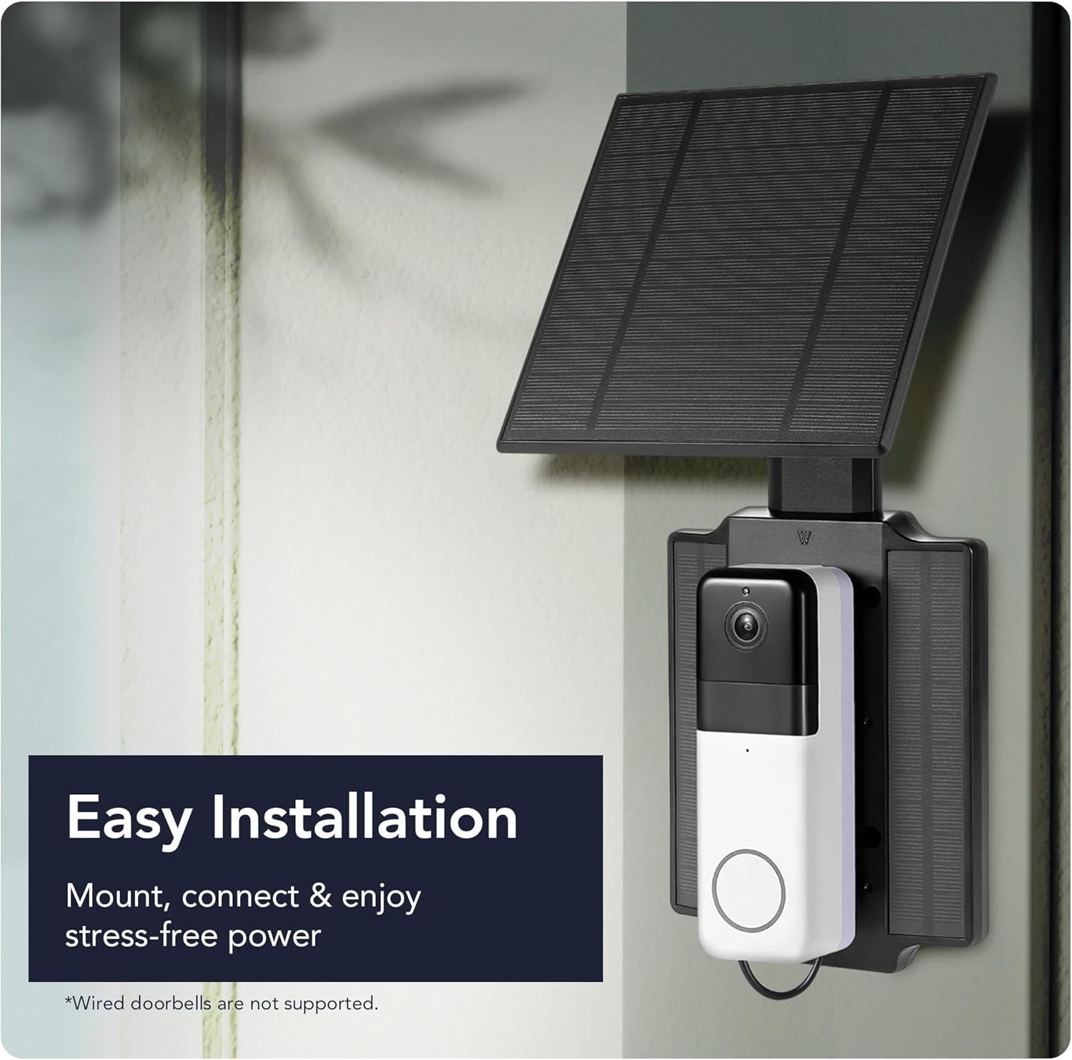 Universal Solar Charger Compatible with Ring Battery Doorbell 2024 Release/Pr…
