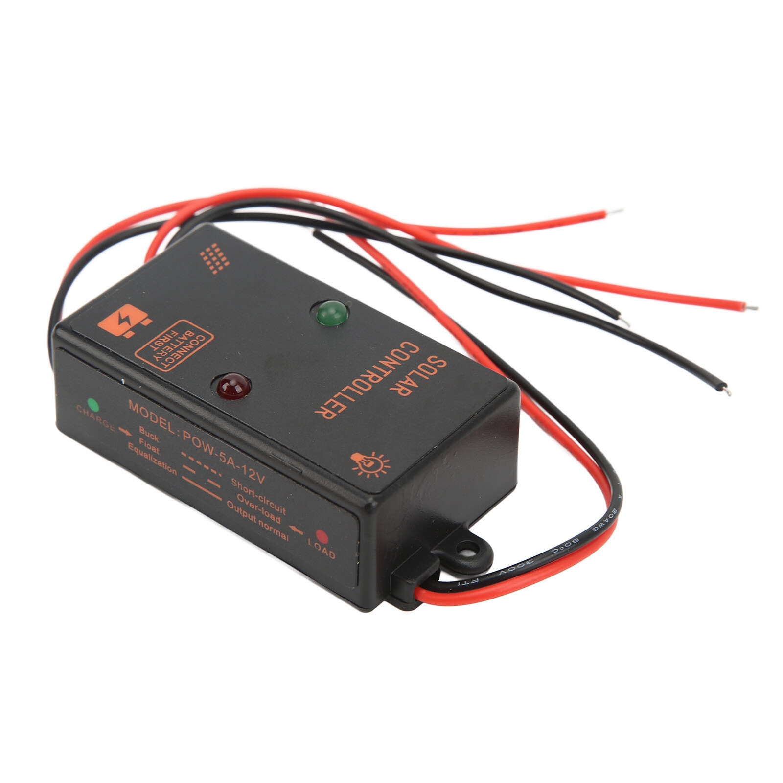 Solar Panel Controller IP67 Waterproof 24H Work PWM Charge Controller 5A 6V 12V