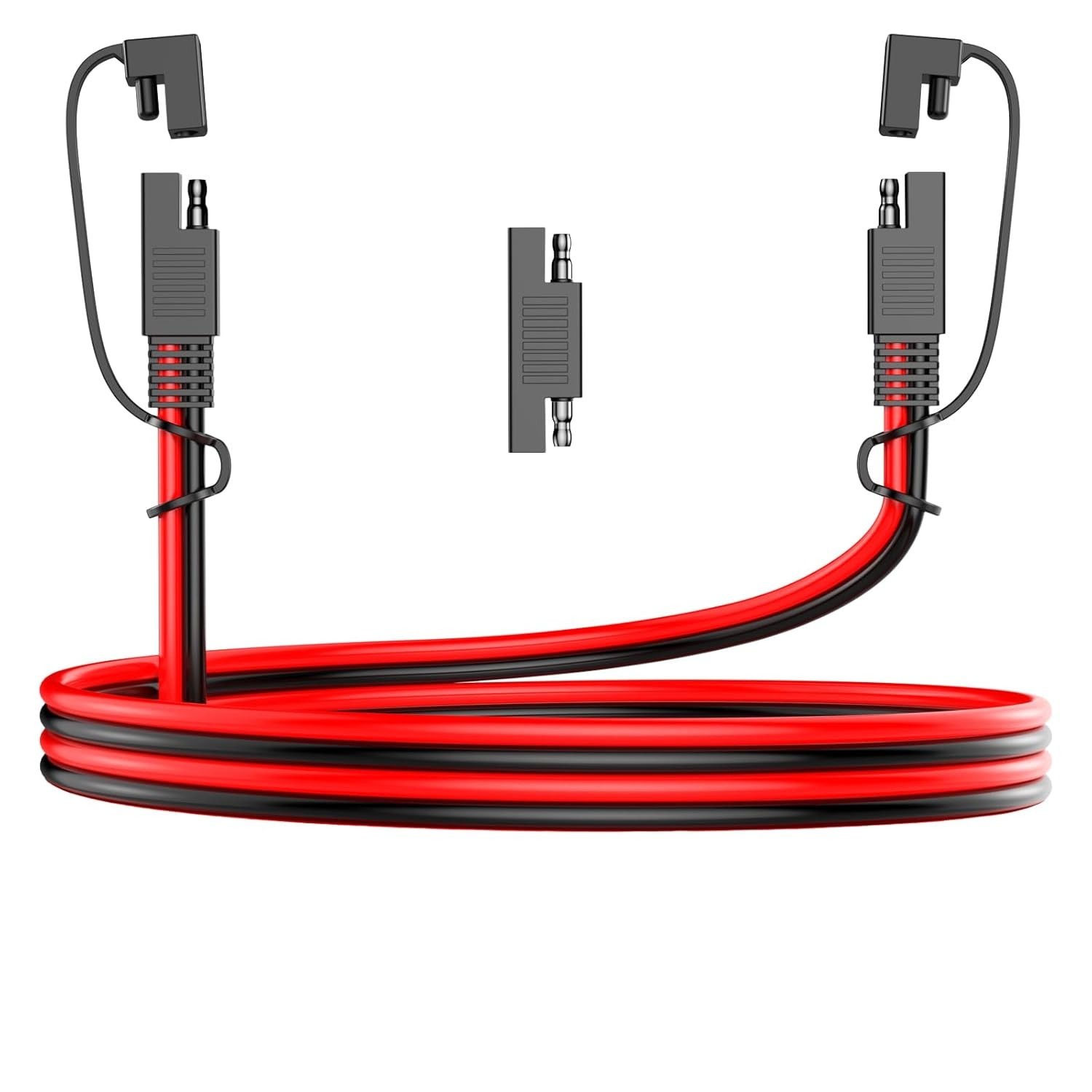 Versatile 12AWG SAE Extension Cable, 5FT with Quick Disconnect & Heat Resistance