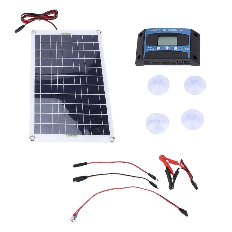 Permanent 50W Monocrystalline Solar Arrangement Weather Resistant for Harsh