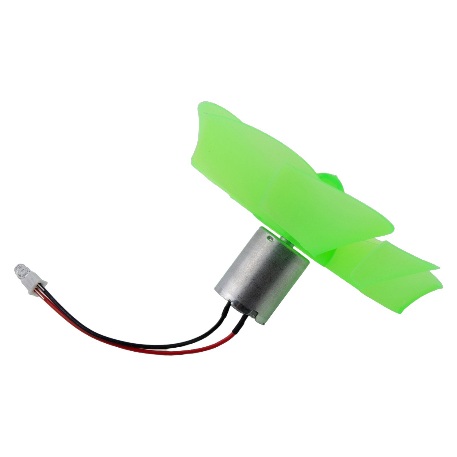 Vertical Wind Turbine Model with LED Light for Classroom and Home Projects