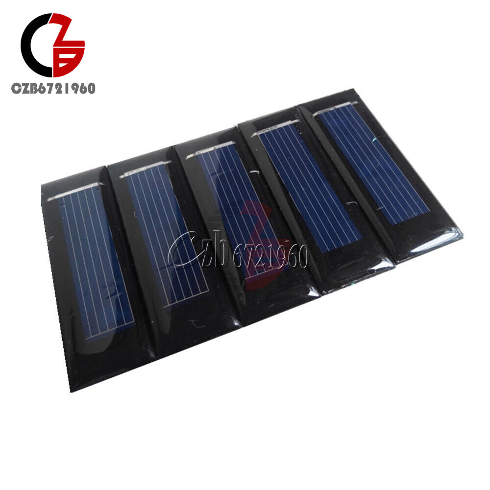 0.5V/6V 0.6W/1W 100mA Epoxy Cell Photovoltaic Battery Charger Solar Panel Module