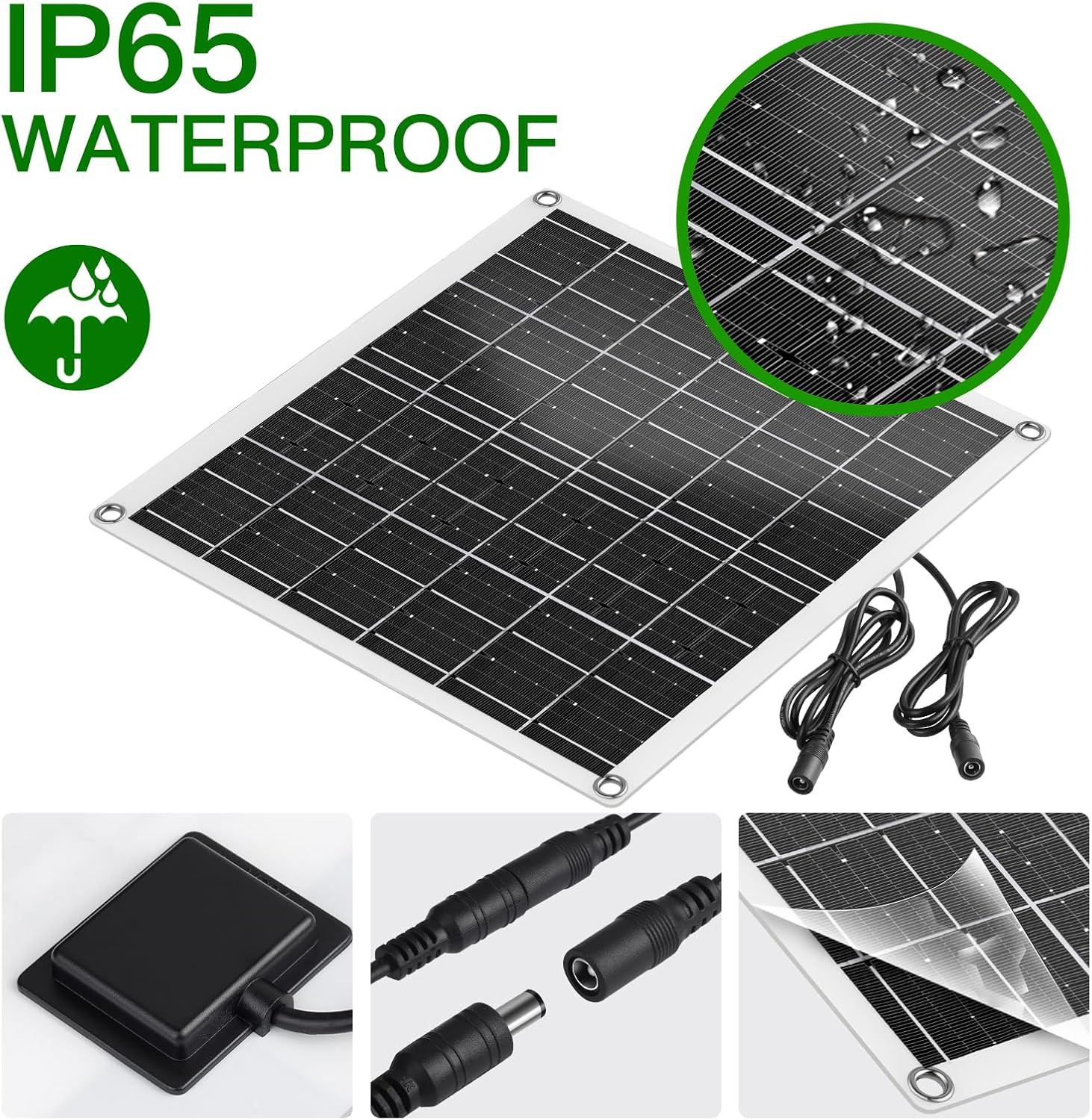 15W Solar Panel Fan with Dual IP67 Waterproof Fans for Ventilation Needs