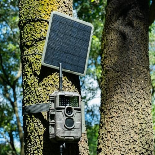 Solar Panel Charger for Trail Cameras – 3.5W Solar Power Supply, Compatible with