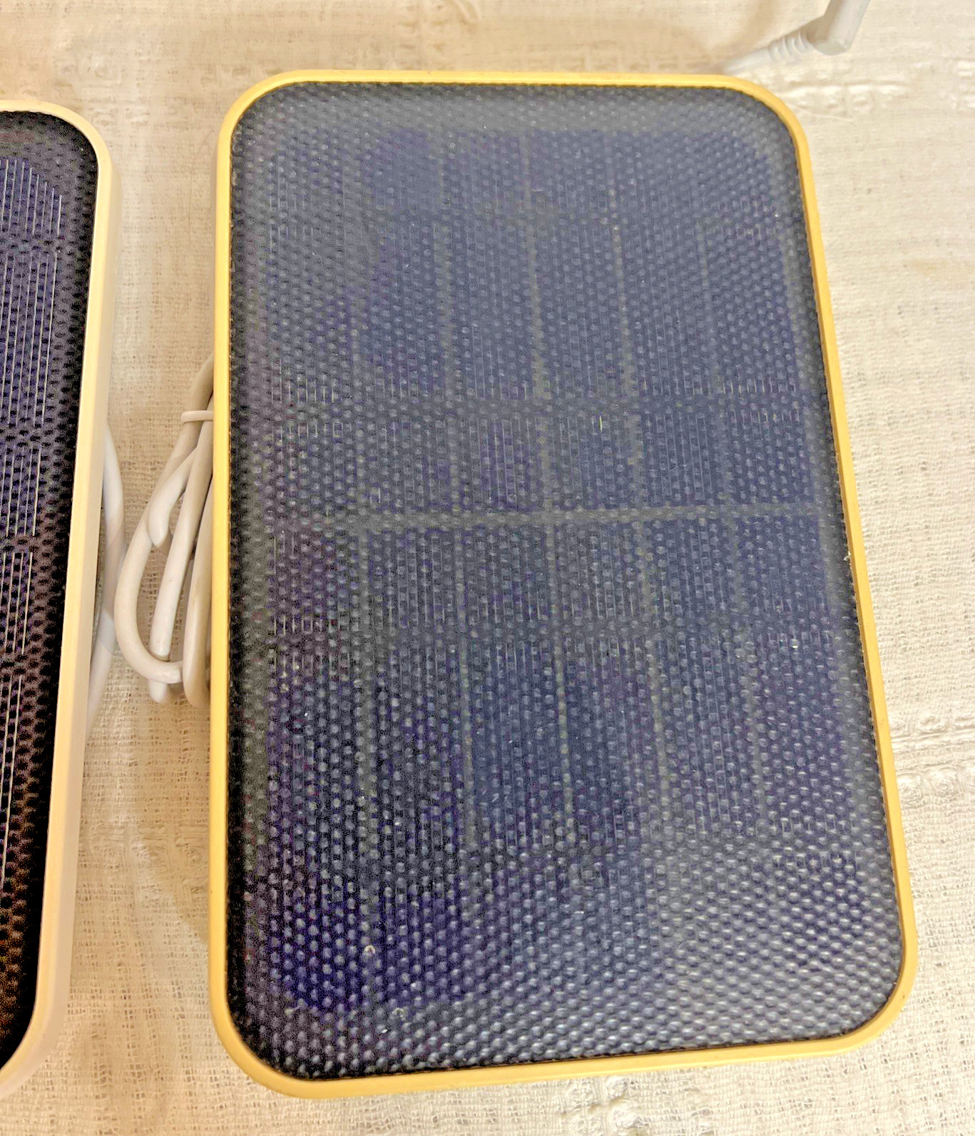 2 Pack Eufy Solar Panel 2.6W IP65 model T8700. Weatherproof for eufyCam .AS IS