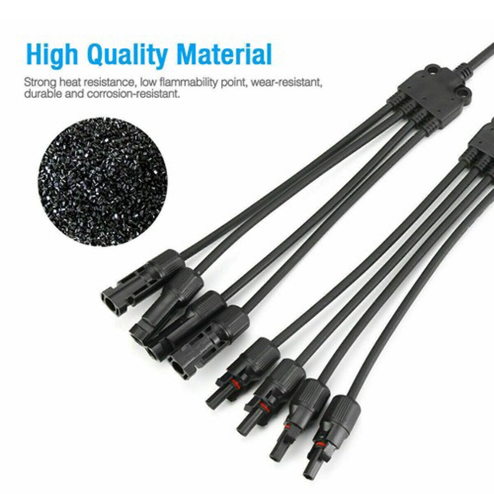 Solar Panel Y Branch Cable Connection Waterproof Adapter Connector Extension NEW