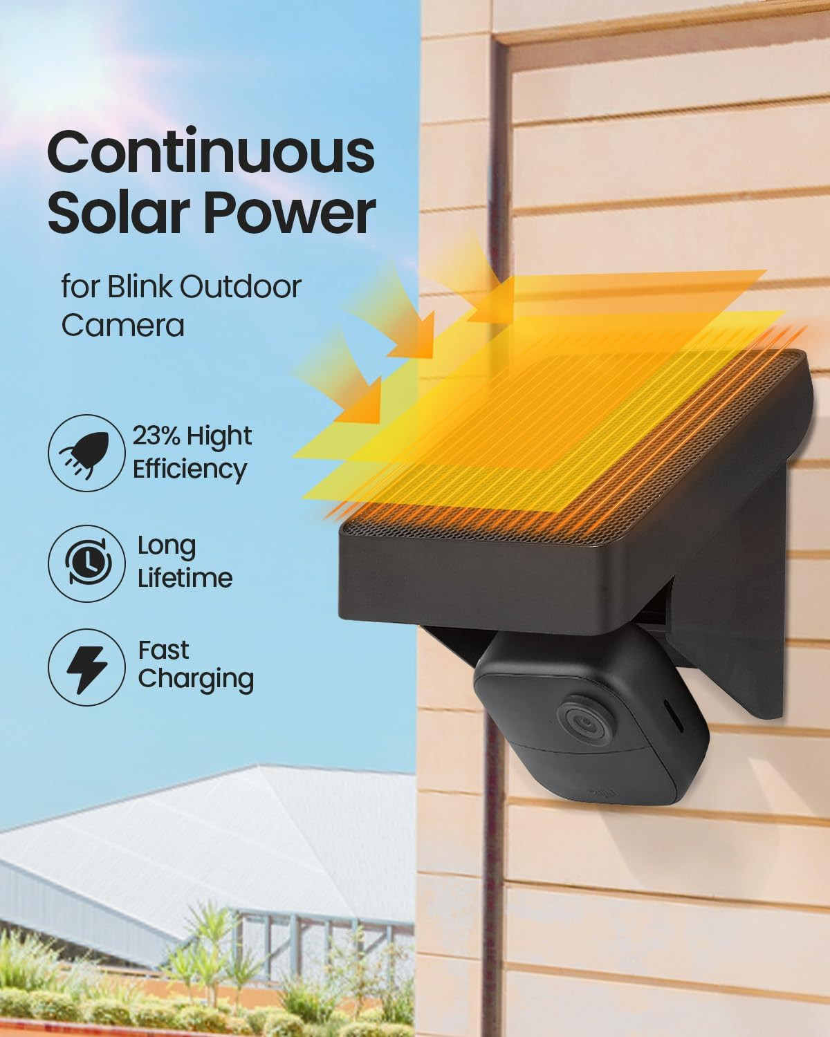 Solar Panel Charging Mount Compatible with Blink Outdoor 4(4Th Gen)/Outdoor XT3/