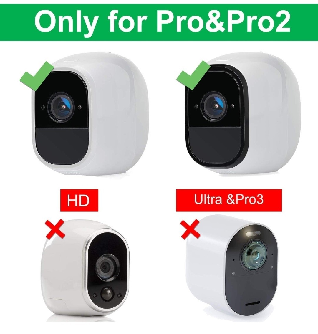 iTODOS Solar Panel Compatible with Arlo Pro and Arlo Pro2 Camera,11.8FT