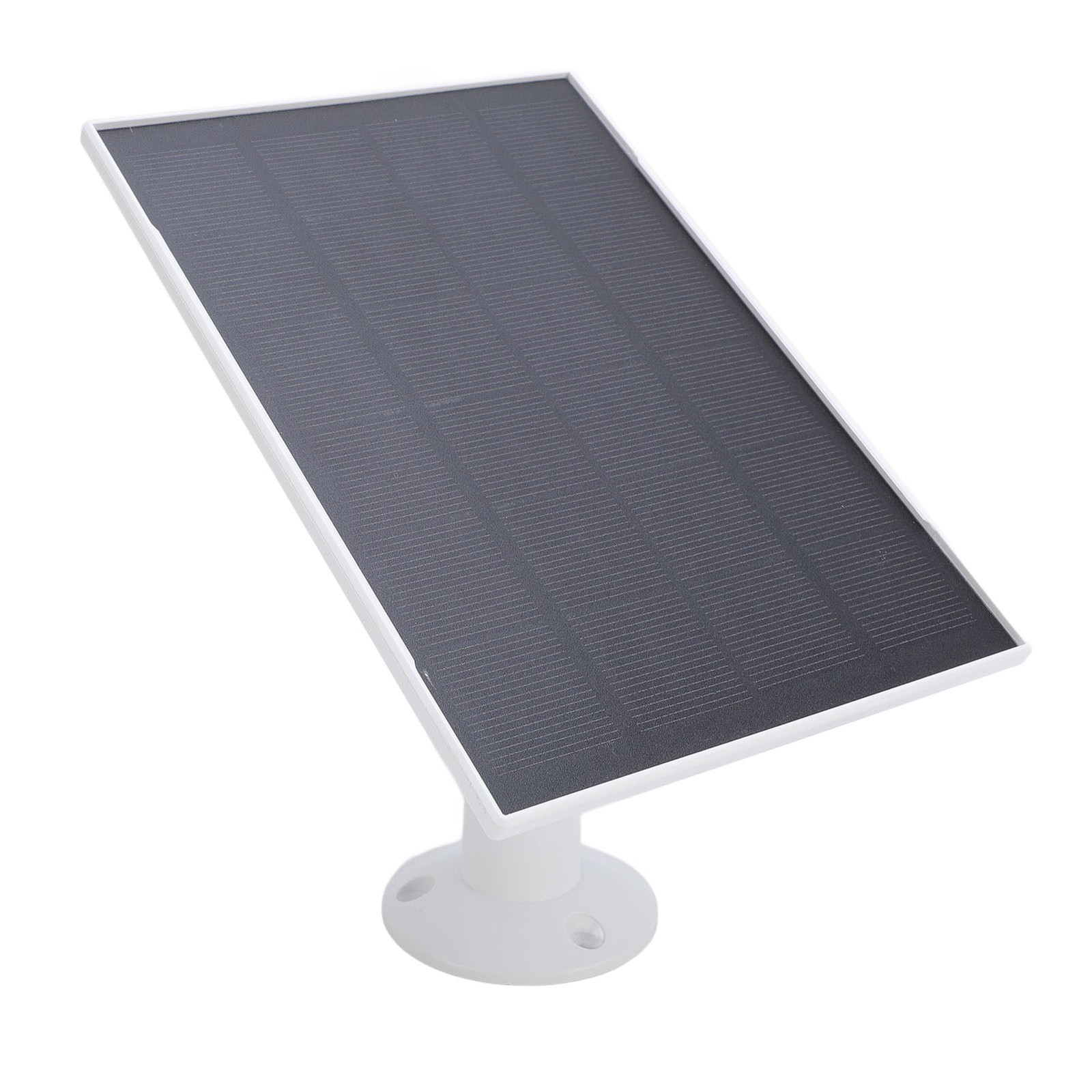 White Solar Panel For Bird Feeder Camera Waterproof Charger For Outdoor Use