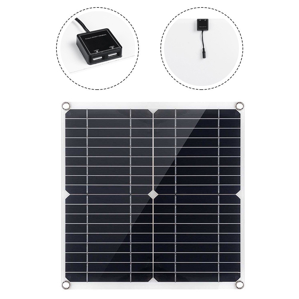 Dual USB Solar Panel 18V Solar Panel Environmentally Friendly PET Film