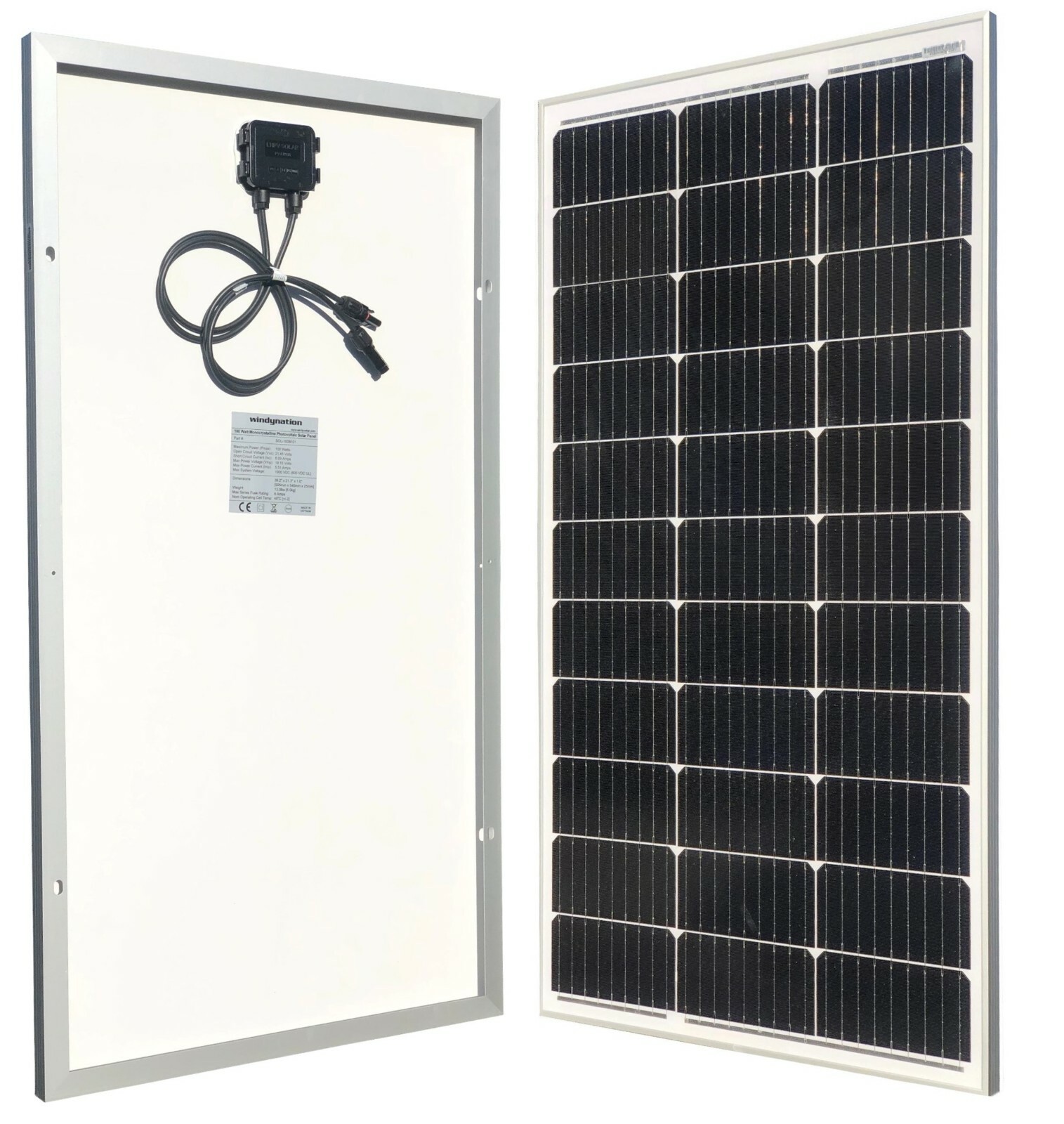 WindyNation 400W Monocrystalline Solar Panel Kits w/ MPPT 40A Charge Controller