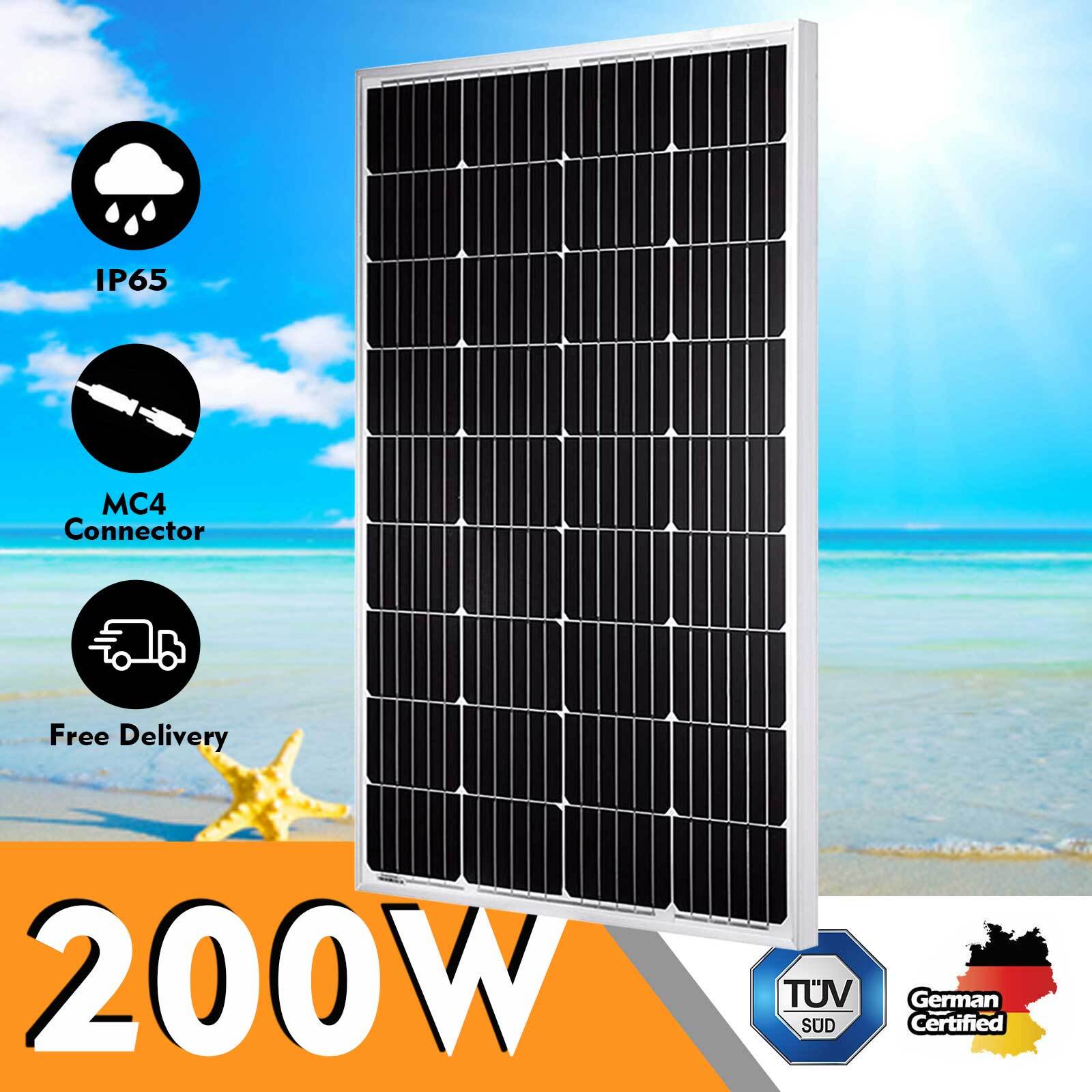 Solar Panel 200W 400W 600W Monocrystalline Solar Panel Off Grid System Solar