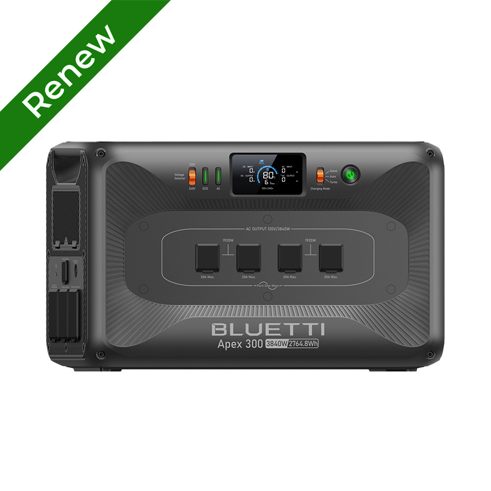BLUETTI Apex 300 2764Wh Portable Power Station From Home to RV to Off-grid