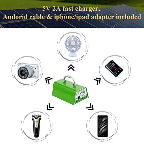 Solar Lights for Inside, 4 Bulbs Solar Shed Lights with On Off Switch, 30W
